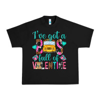 Black ive got a bus full of valentine Urban Heavy Tee - NancyCooperArtShop