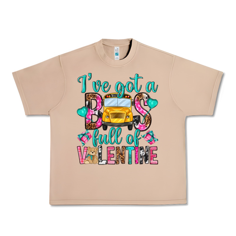 Ive Got A Bus Full Of Valentine Urban Heavy Tee by NancyCooperArtShop | Teevron