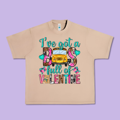 Ive Got A Bus Full Of Valentine Urban Heavy Tee Designed By Nancycooperartshop