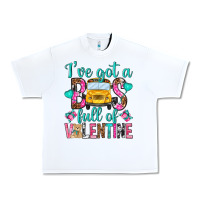 White ive got a bus full of valentine Urban Heavy Tee - NancyCooperArtShop