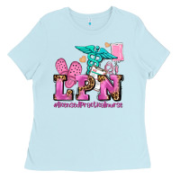 Baby Blue lpn licensed practical nurse Ladies Tee - AdoDesignShop