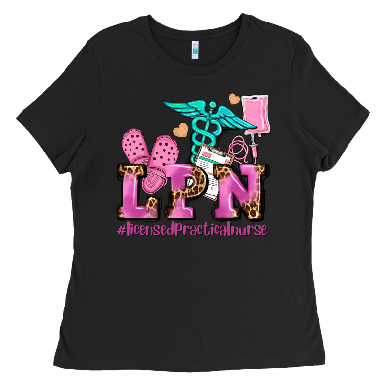 Lpn Licensed Practical Nurse Ladies Tee by AdoDesignShop | Teevron