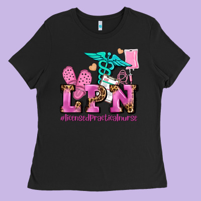 Lpn Licensed Practical Nurse Ladies Tee Designed By Adodesignshop
