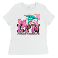 White lpn licensed practical nurse Ladies Tee - AdoDesignShop