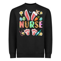 Black easter nurse bunny Heavyweight Sweatshirt - Artiststas