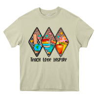 Mossy teach love inspire Heavy Core Tee - JahusDesignShop