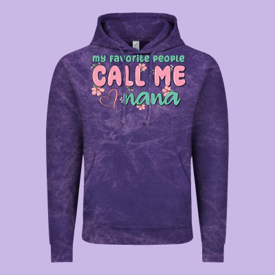 My Favorite People Call Me Nana Vintage Hoodie Designed By Maliassmallbusiness