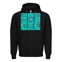 Black glitter turquoise Zipper Hoodie - TumblerDesignByShophia