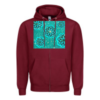 Burgundy glitter turquoise Zipper Hoodie - TumblerDesignByShophia