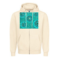Sandshell glitter turquoise Zipper Hoodie - TumblerDesignByShophia