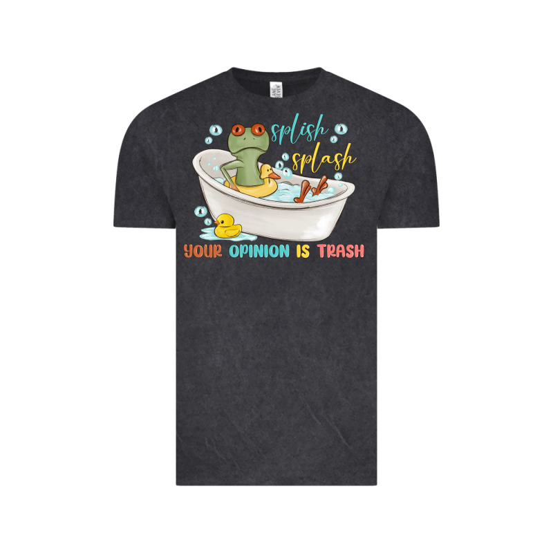 Splash Splash Your Opinion Is Trash Vintage Tee by MaliasSmallBusiness | Teevron