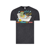 Vintage Black splash splash your opinion is trash Vintage Tee - MaliasSmallBusiness