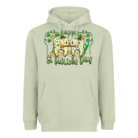 Matcha Happy St. Patrick's Day Tooth Dentist Heavyweight Hoodie - CowGirlArtShop
