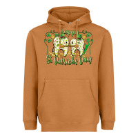 Meerkat Happy St. Patrick's Day Tooth Dentist Heavyweight Hoodie - CowGirlArtShop