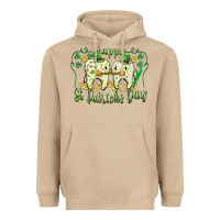 Mushroom Happy St. Patrick's Day Tooth Dentist Heavyweight Hoodie - CowGirlArtShop