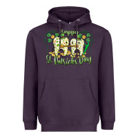 Plum Happy St. Patrick's Day Tooth Dentist Heavyweight Hoodie - CowGirlArtShop
