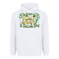 White Happy St. Patrick's Day Tooth Dentist Heavyweight Hoodie - CowGirlArtShop