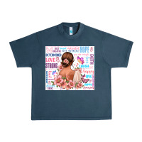 Midnight Navy positive affirmations girl Urban Heavy Tee - MaliasSmallBusiness
