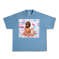 Pebble Blue positive affirmations girl Urban Heavy Tee - MaliasSmallBusiness