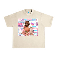 Sandshell positive affirmations girl Urban Heavy Tee - MaliasSmallBusiness
