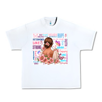 White positive affirmations girl Urban Heavy Tee - MaliasSmallBusiness