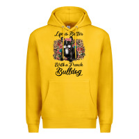 Lemon life is better with a french bulldog Premium Hoodie - JahusDesignShop