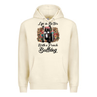 Sandshell life is better with a french bulldog Premium Hoodie - JahusDesignShop