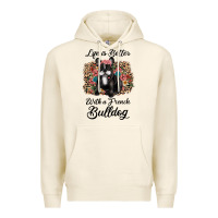 Tofu life is better with a french bulldog Premium Hoodie - JahusDesignShop