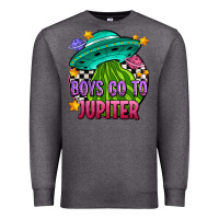 Charcoal Heather boys go to jupiter olıvıa Premium Sweatshirt - OliviaCreatesArt