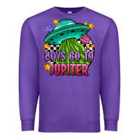 Purple boys go to jupiter olıvıa Premium Sweatshirt - OliviaCreatesArt