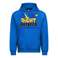 Cobalt down right perfect down syndrome awareness Urban Hoodie - CowhideDigitalArt