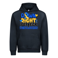 Navy down right perfect down syndrome awareness Urban Hoodie - CowhideDigitalArt
