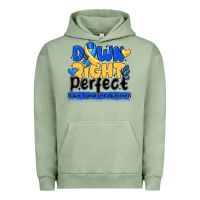 Pigment Oil Green down right perfect down syndrome awareness Urban Hoodie - CowhideDigitalArt
