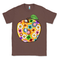 Chestnut colorful flora apple teacher Classic Tee - NancyCooperArtShop