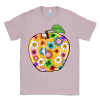 Lilac colorful flora apple teacher Classic Tee - NancyCooperArtShop
