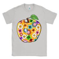 Moon Dust colorful flora apple teacher Classic Tee - NancyCooperArtShop