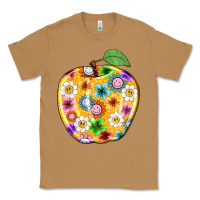 Toasted Coconut colorful flora apple teacher Classic Tee - NancyCooperArtShop