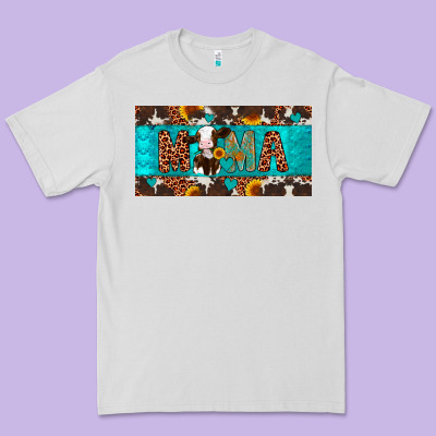 Mama Holstein Cow License Plate Premium Tee Designed By Artiststas