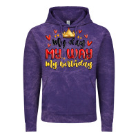 Cloud Purple my day my way my birthday Vintage Hoodie - MaliasSmallBusiness