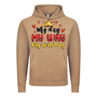 Vintage Coffee my day my way my birthday Vintage Hoodie - MaliasSmallBusiness