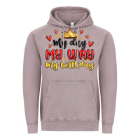 Vintage Zinc my day my way my birthday Vintage Hoodie - MaliasSmallBusiness