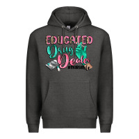 Charcoal Heather Educated drug dealer Nurse life Premium Hoodie - CowGirlArtShop