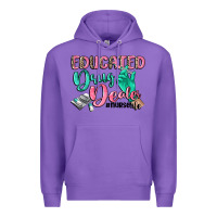Purple Educated drug dealer Nurse life Premium Hoodie - CowGirlArtShop