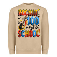 Mushroom rockin' 100 days of school Heavyweight Sweatshirt - Artiststas