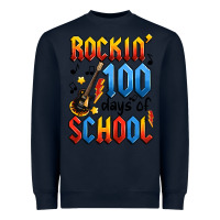 Navy rockin' 100 days of school Heavyweight Sweatshirt - Artiststas