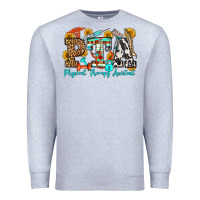 Heather Grey physical therapy assistant olivia Premium Sweatshirt - OliviaCreatesArt