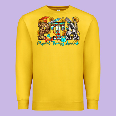 Physical Therapy Assistant Olivia Premium Sweatshirt Designed By Oliviacreatesart