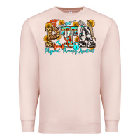 Pale Pink physical therapy assistant olivia Premium Sweatshirt - OliviaCreatesArt