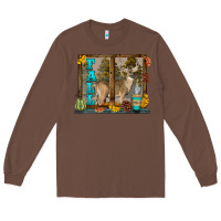 Chestnut White Tailed Buck Fall Long Sleeve Tee - LillyAllenDesigns
