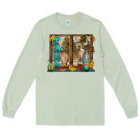 Matcha White Tailed Buck Fall Long Sleeve Tee - LillyAllenDesigns